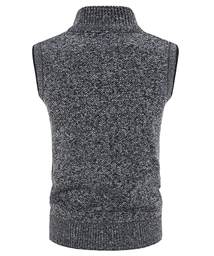 Chaleco de punto para hombre ideal para paseos de otoño e invierno 4