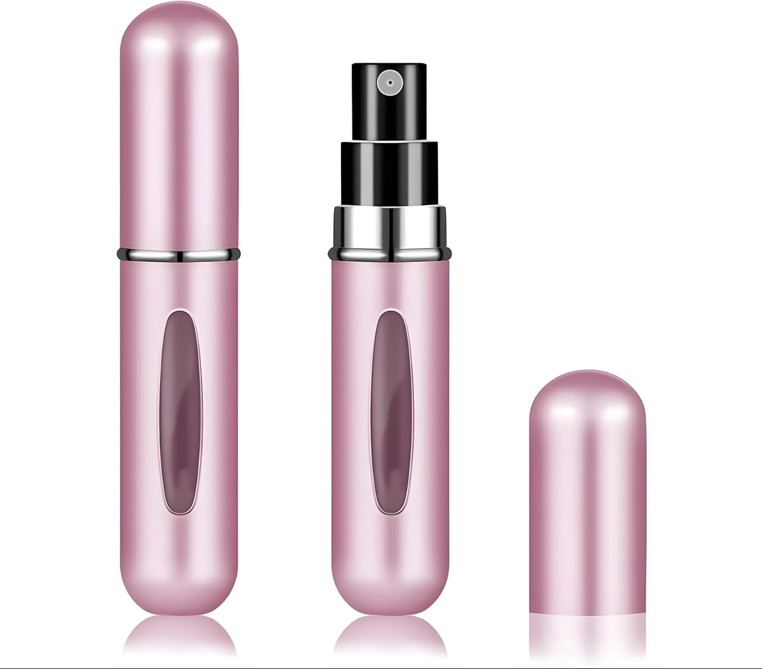 Travel Mini Perfume Refillable Atomizer, Portable Spray Container Bottle, Scent Pump Case, Empty Fragrance Spray for Traveling & Outgoing (Pack of 1) 5ML, Multicolor