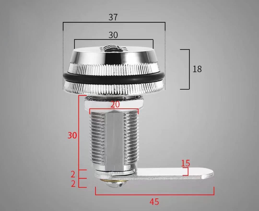 Candados con código, candado, cerraduras combinadas, cerradura codificada for equipaje, candado con código, cerradura combinada Aleación de zinc Robusto 20 mm Código de 3 dígitos Combinación Leva Cerr