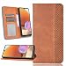Produktbild Jeelar ESONG Flip Hülle kompatibel mit TCL 20 SE,Premium PU/TPU Leder Folio Hülle Schutzhülle Handyhülle,Flip Case Klapphülle Lederhülle mit Standfunktion-Braun