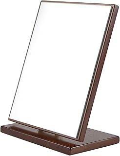 Alipis Wooden Makeup Mirror Large Vanity Mirr...