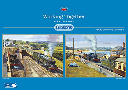 Gibsons - Set di 2 Puzzle da 500 Pezzi Lavorare