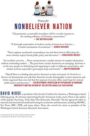 Nonbeliever Nation The Rise Of Secular Americans Niose David Amazon Com Books Nonbeliever Nation The Rise Of Secular Americans Niose David Amazon Com Books