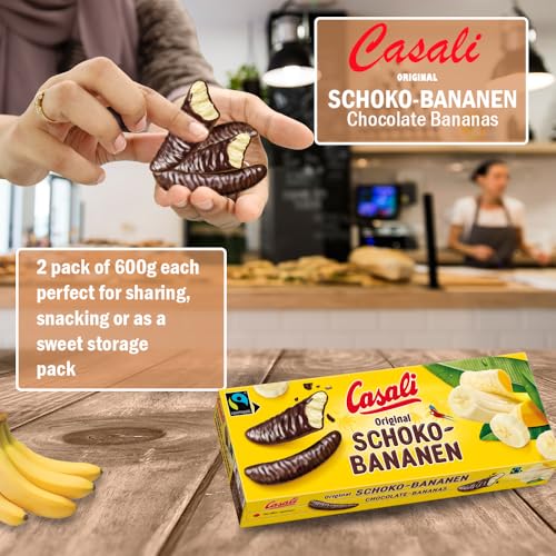 Casali Schoko-Bananen 600g, 2er Pack (2 x 600 g)