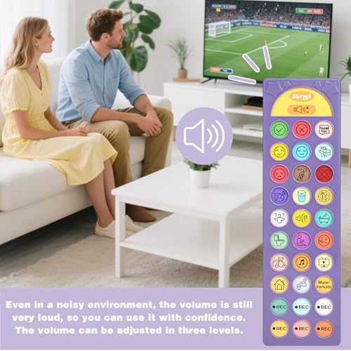 AAC Device for Autism, Joyreal Non Verbal Communication Tools for Speech Therapy & Stroke Rehab. Autism Talking Aids with 6 Programmable Buttons & Adjustable Volume, Autism Toys for Kids and Adults - Image 7