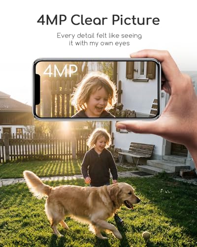 Outdoor Security Camera System Wireless 4-Pack