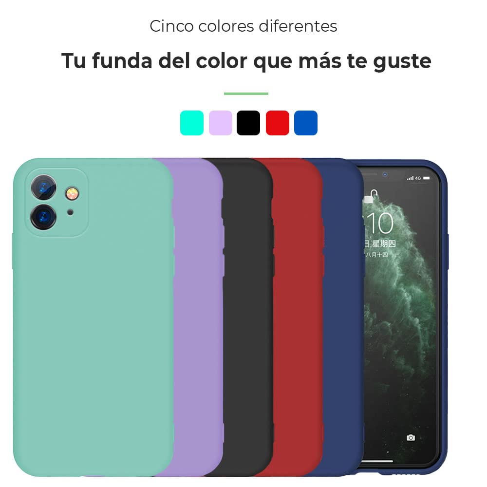 Movilshop Custodia Silicone Morbido [ iPhone 14 Pro MAX ] Blu [ Leo ] Cover Liquida Case Antiurto