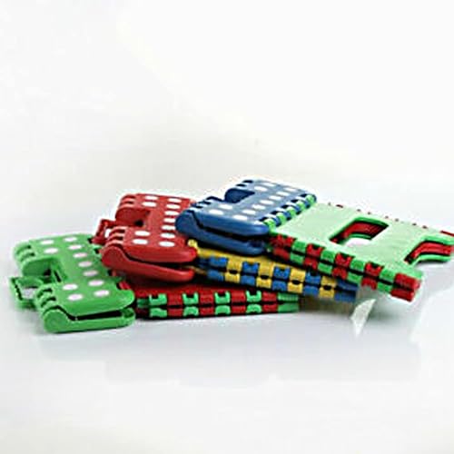 Miniatura 8 de Magik Paquete de 2-4 taburetes plegables plegables antideslizantes y ligeros para pie de cocina de 7 pulgadas (color al azar, paquete de 2)