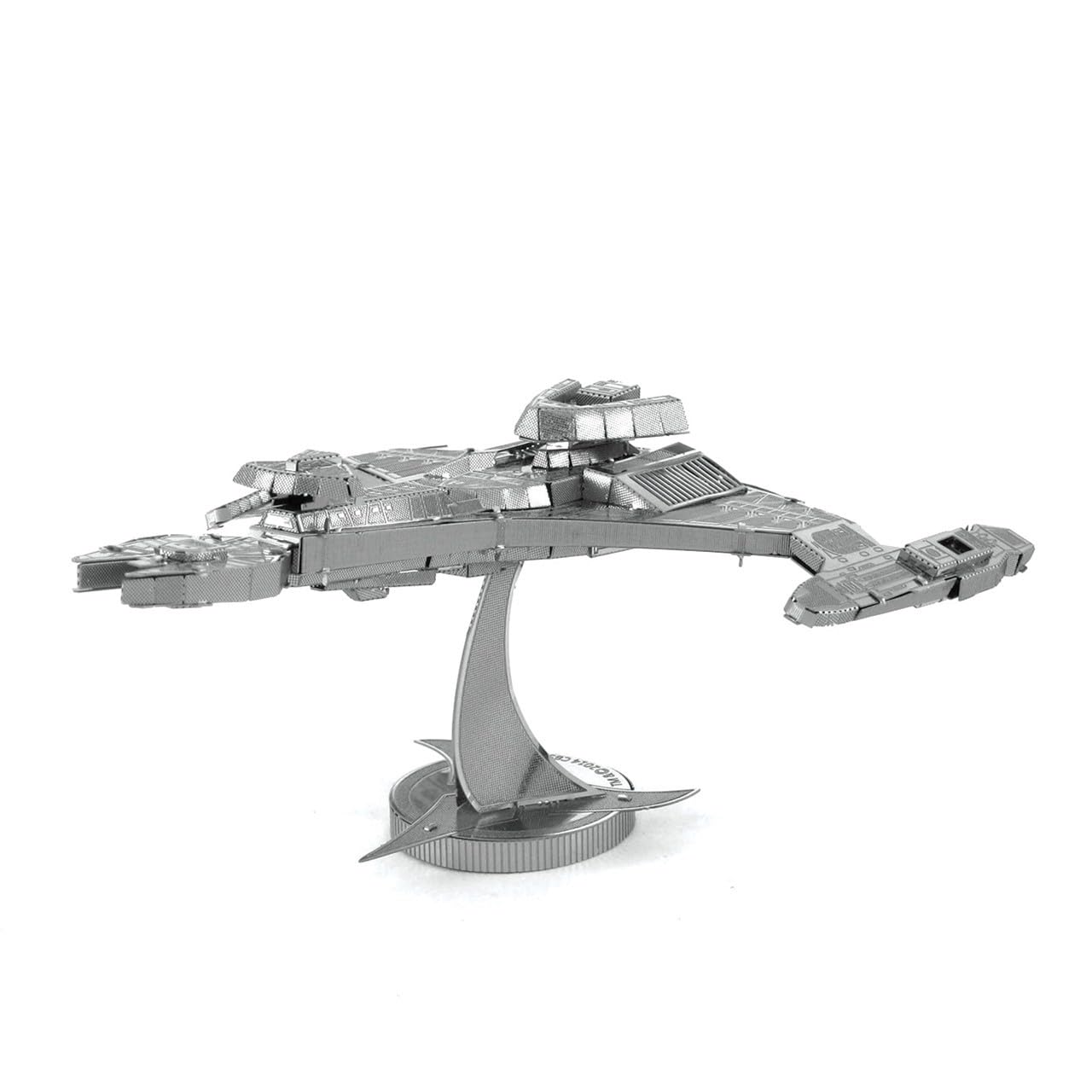 Metal Earth Puzzle 3D Nave Klingon Vor'Cha. Rompecabezas De Metal De Star Trek. Maquetas para Construir para Adultos Nivel Desafiante De 10.9 X 8.2 X 4.5 Cm