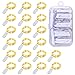 Guirlande Lumineuse à Piles (Inclus) Lot de 20 Étanche Fil en Cuivre 1m avec 10 LEDs Blanc Chaud pour Décoration Anniversaire, Fête, Mariage, Soirée,Noël, Jardin, Terrasse, Pelouse
