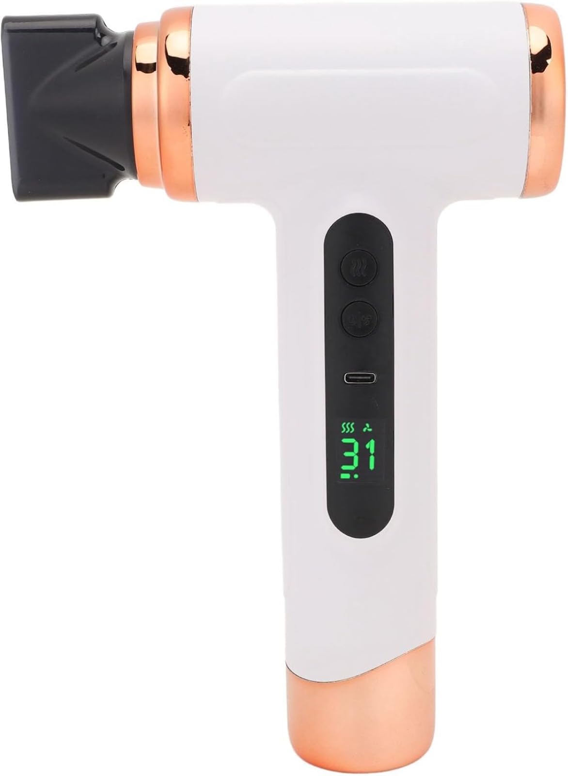 Asciugacapelli Senza Fili 15000mAh – Phon Portatile USB Ricaricabile 200W con Aria Calda e Fredda, Compatto per Viaggi, Campeggio e Dormitori Studenteschi,Asciugacapelli portatile ricaricabile senza f