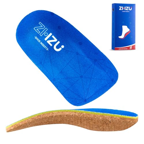ZHZU 3/4 Orthotic Cork Insoles