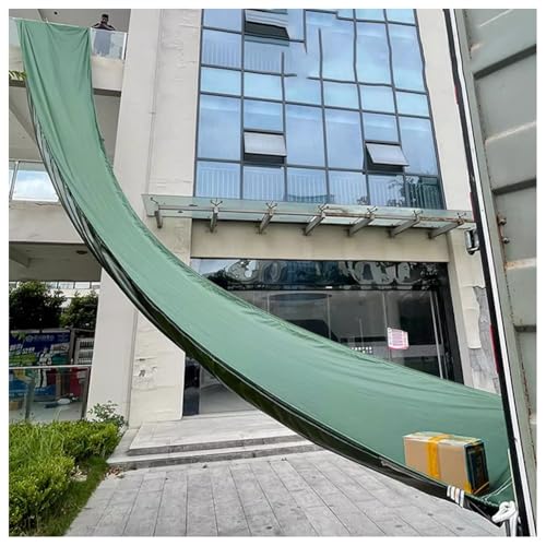 Tobogán de Lona, Tobogán de Carga Verde de 2 x 25 m: tobogán transportador de Carga sin Motor para un Movimiento eficiente de Materiales en el almacén