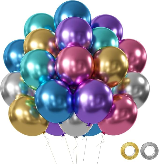 Opiniones y reviews de Colorante Morado los más solicitados. 39 Globos Metálicos Cromados 12 Pulgadas Multicolores Decoración de Gloobs Cromados de Colores Dorado Platado Rojo Azul Verde y Morado para Fiesta de Cumpleaños Graduacion 60 PCS