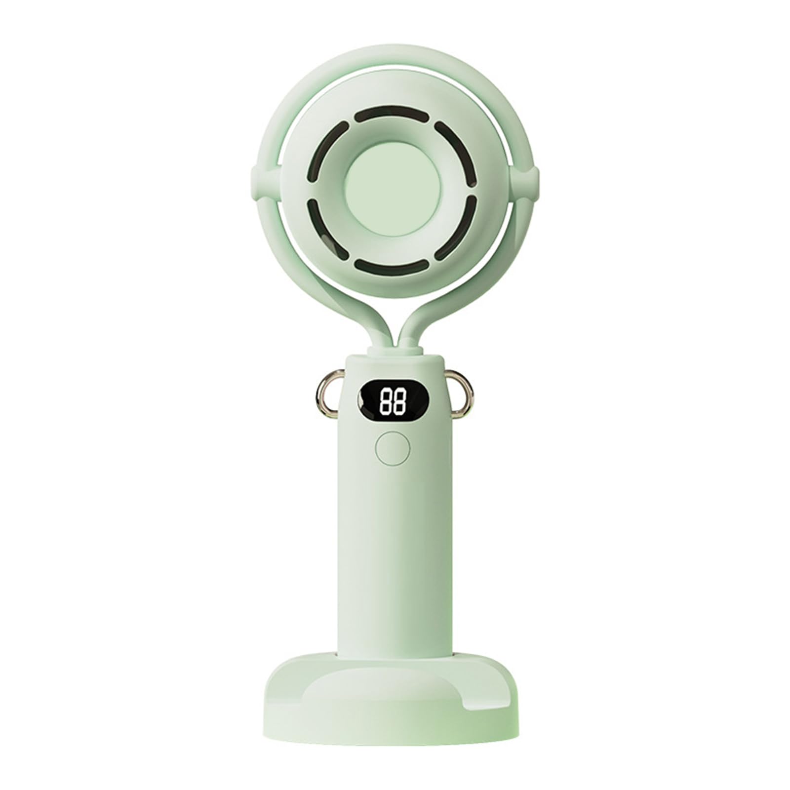 Jazuaiao Cartoon Themed Desk Fan USB Powered Easy Operations 5 Speed Option Quiet Folding Fan ABS Texture for Dorms Libraries USB Rechargeable Small