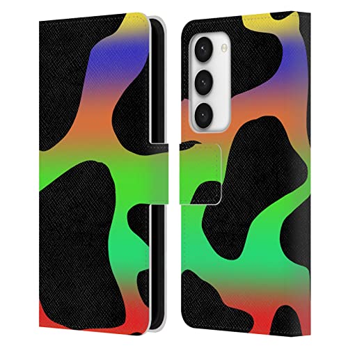 Étui portefeuille Galaxy S23 5G Grace Illustration imprimé vache