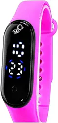 Relógio Bracelete Digital Infantil Juvenil A Prova D'Agua Silicone Resistente Antialérgico Ajustável Presente Criança