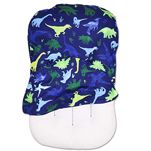 Image of TANOFAR Baby Lounger Cover, Newborn Lounger Cover for Boys, Removable Nest Slipcover, Soft Comfortable, Machine Washable, Dinosaurs
