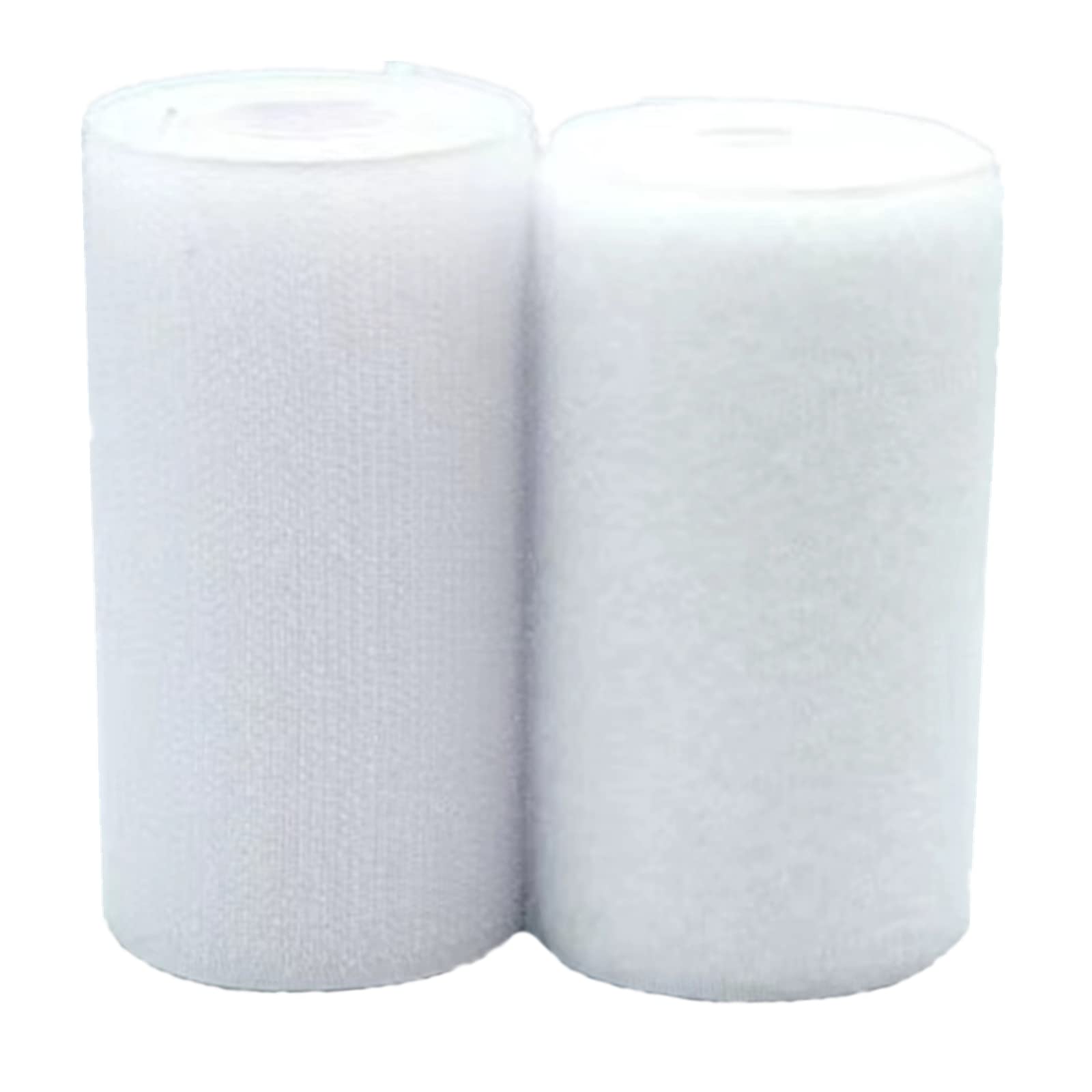Taśma rzepowa Taśma rzepowa do szycia tkanin, szerokość 100 mm, nieklejąca, nylonowa, przyszywania pasków, zestaw taśm materiałowych(White,100MM x 5 Yard)