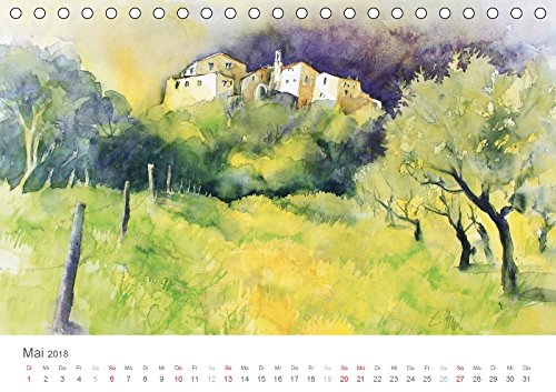 Faszination Aquarell - Eckard Funck (Tischkalender 2018 DIN A5 quer): Meine Eindrücke auf Malreisen im Aquarell festgehalten (Monatskalender, 14 Seiten ) (CALVENDO Kunst)