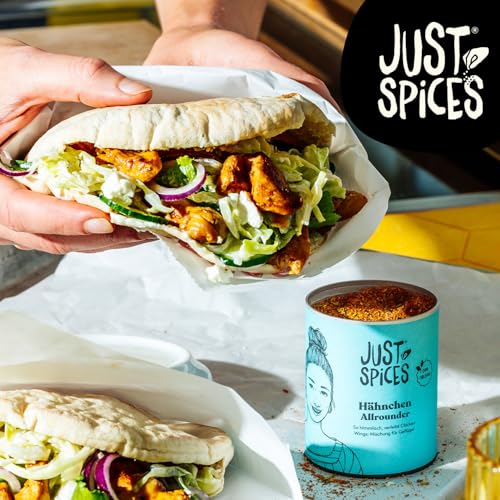 Just Spices Hähnchen Allrounder I Mariniere Geflügel, Brathähnchen, Wings und vieles mehr I Gewürzdose, 79 g