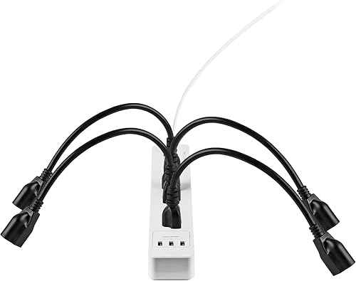 Miniatura 15 de VSEER Cable de extensión de alimentación de CA resistente SJT 14 AWG con certificación UL - SJT 14/3C NEMA 5-15P a NEMA 5-15R (15A/125V)