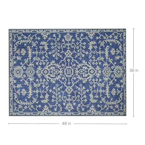Image of Lovewag Reusable Washable Dog Pee Pads, Royal Blue Quilt 36x48, 2 Pack