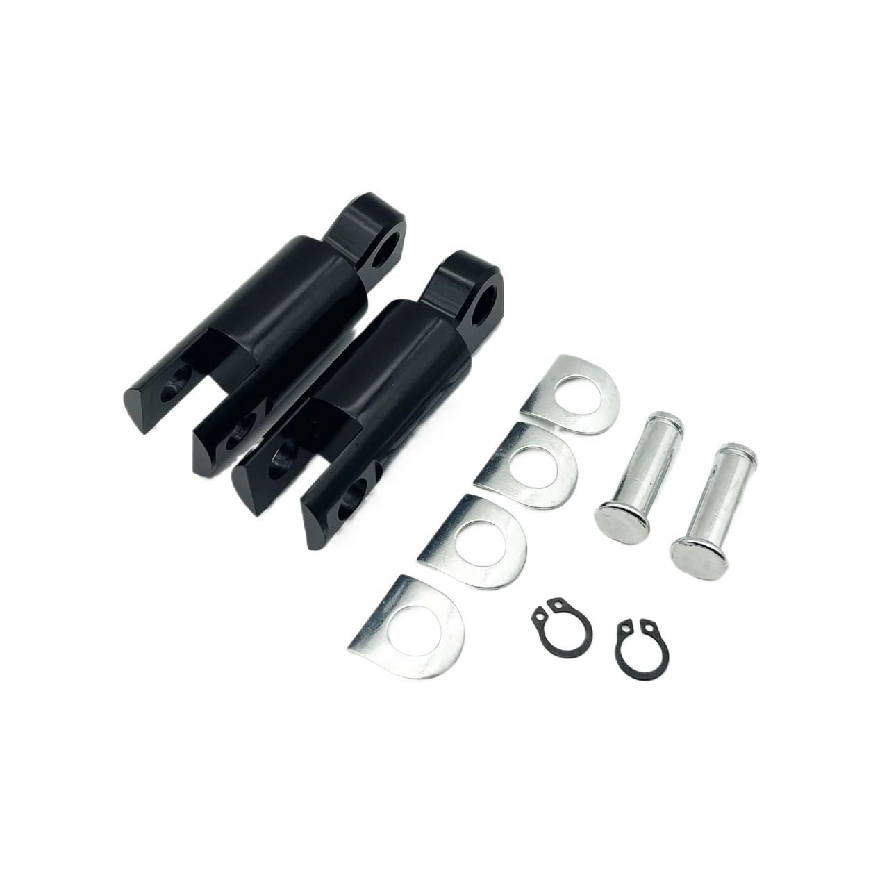 Plaques pied pédales moto Softail et support de rallonge 2-1/2" - 6