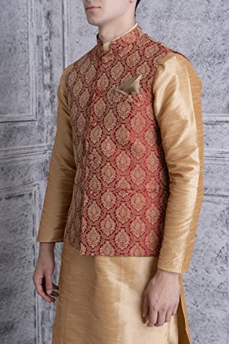 Image of Ethluxis Men's Silk Blend Kurta Set