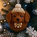 Plush Pet Charm Decoration Acrylic Measuring Light Weight and Resilients for Pet Collar and Home Decoration Applications Backpack Keychain