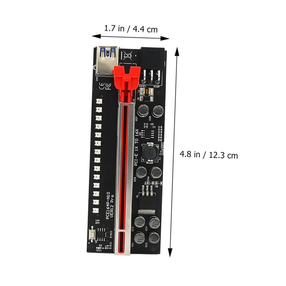 Soporte para tarjeta gráfica PCIe HEMOTON cable elevador para GPU 2
