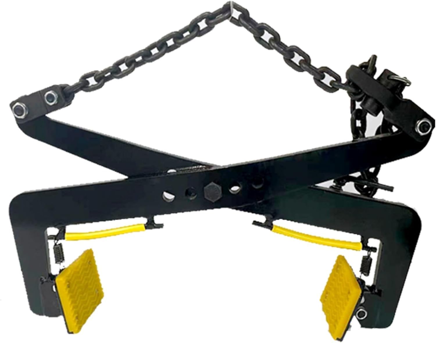 Generisch Granitplatten-Hebeklemme, verstellbare Schwarze Hebeklemme für vertikale Betonplatten, korrosionsbeständig mit Gummifutter, passend für 12–36 cm (4,7–14,2 Zoll), Robustes Werkzeug zum Heben