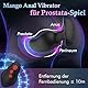 Elektroshock Prostata Vibrator für Männer, 8 Vibrations- & Elektrostimulationsmodi, Silikon Analplug mit Fernbedienung, Sexspielzeug für Paare & Fortgeschrittene