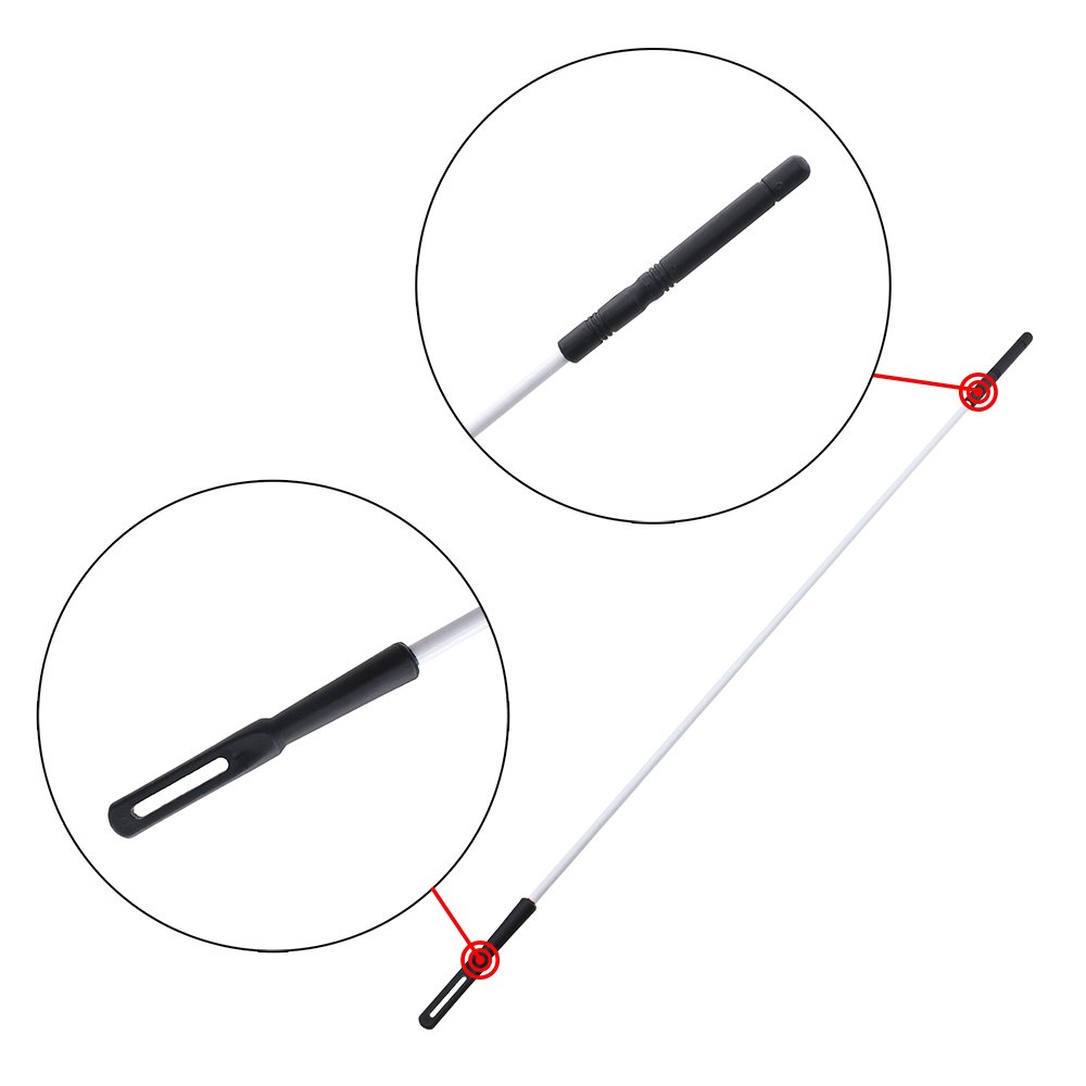Tige de Nettoyage de Trombone Accessoire de Nettoyage avec Poignée en Plastique Tige en Acier 62.3 Cm Nécessaire pour le Trombone