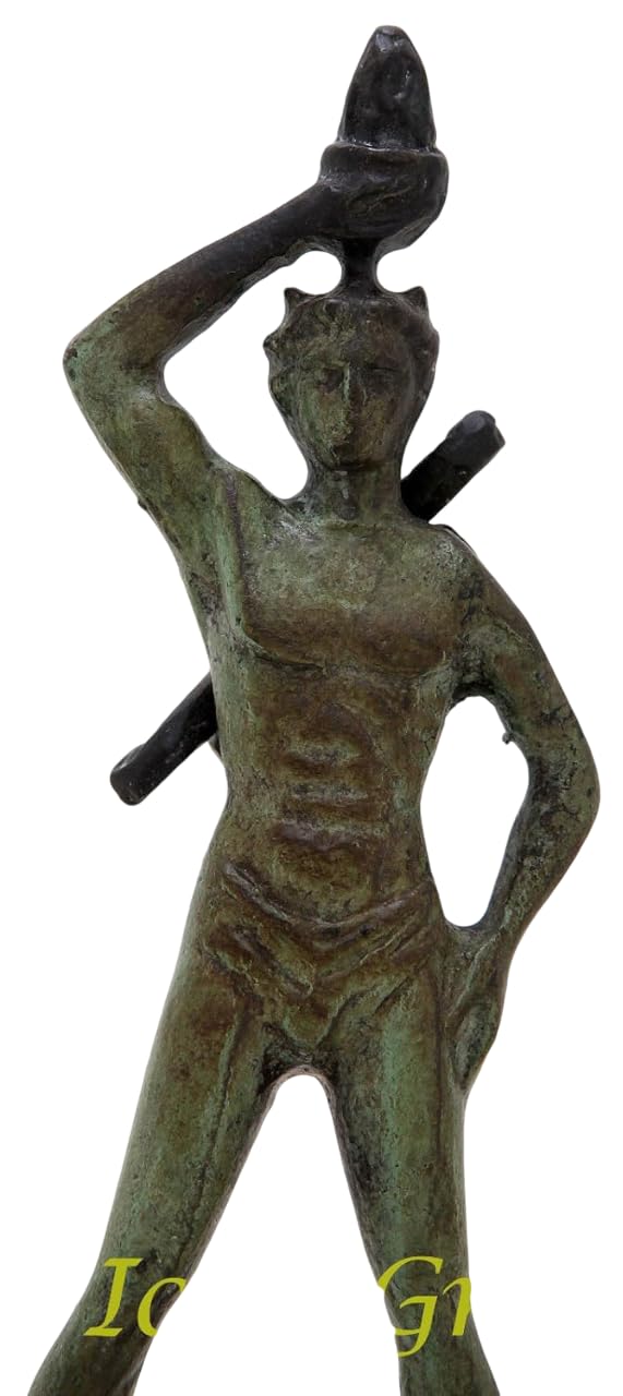 Amazon.co.jp: 博物館古代ギリシャブロンズ像のレプリカColossus