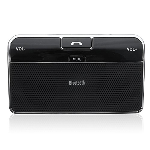 YONGYAO Silm Wireless Bluetooth Manos Libres Teléfono con Altavoz Mp3 Coche Kit Sun Visor Clip Drive