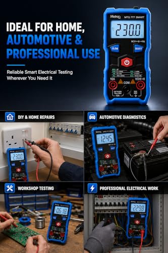 Image of Metro Q Autorange Battery Powered Multimeter MTQ 777 Smart