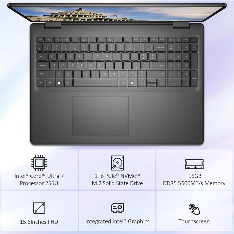 Amazon.com: 15.6'' FHD Dell Touchscreen Laptop,Intel Ultra 9 (Beat
