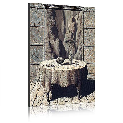 Affiche René Magritte toile 100x160cm surréalisme belge sans cadre pour salon