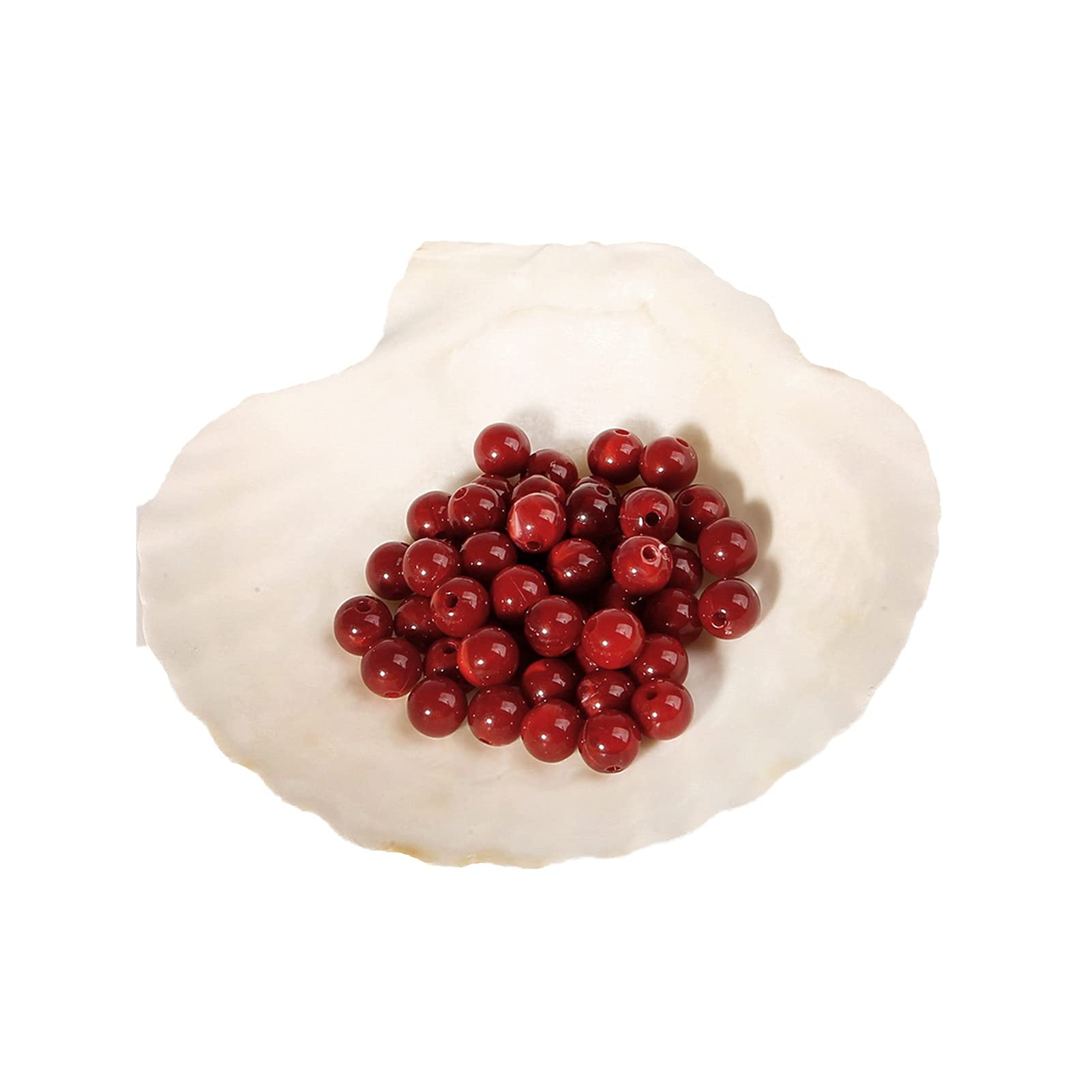 BOJI 6 8 10 Mm Acrylic Clouds Beads Effect Round beads Spacer Loose Beads Craft Jewelry Making Findings (Color : BGD, Size : 10mm(30pcs))