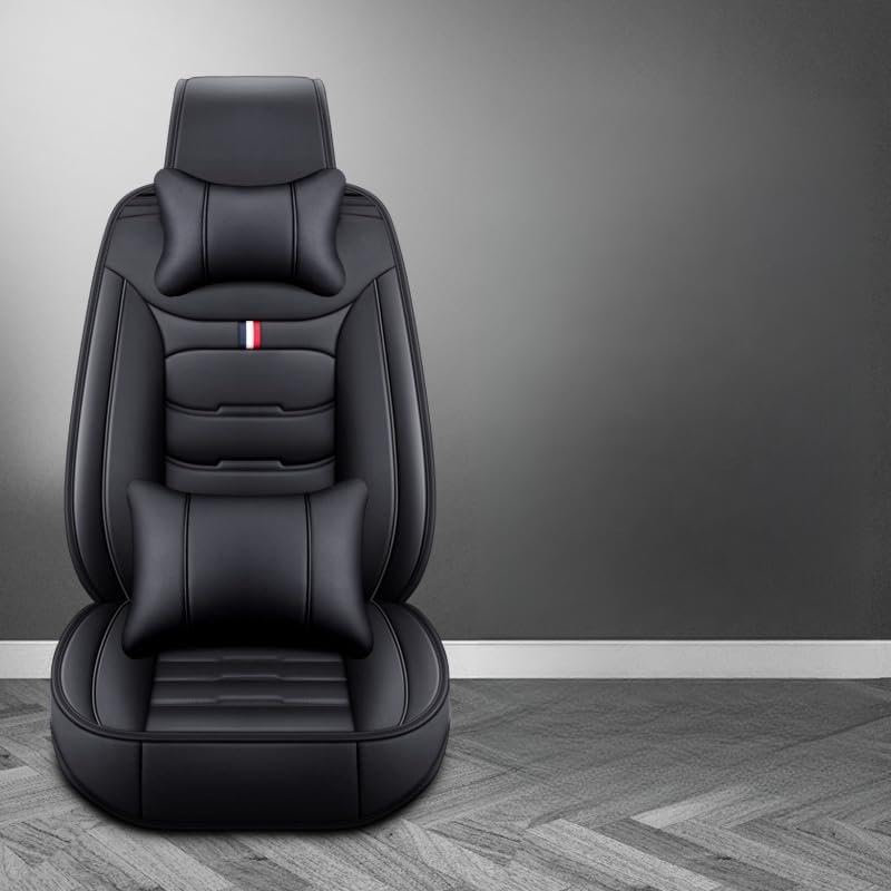 Cuir Ensembles De Housses Siège Voiture respirant et confortable pour Aygo
