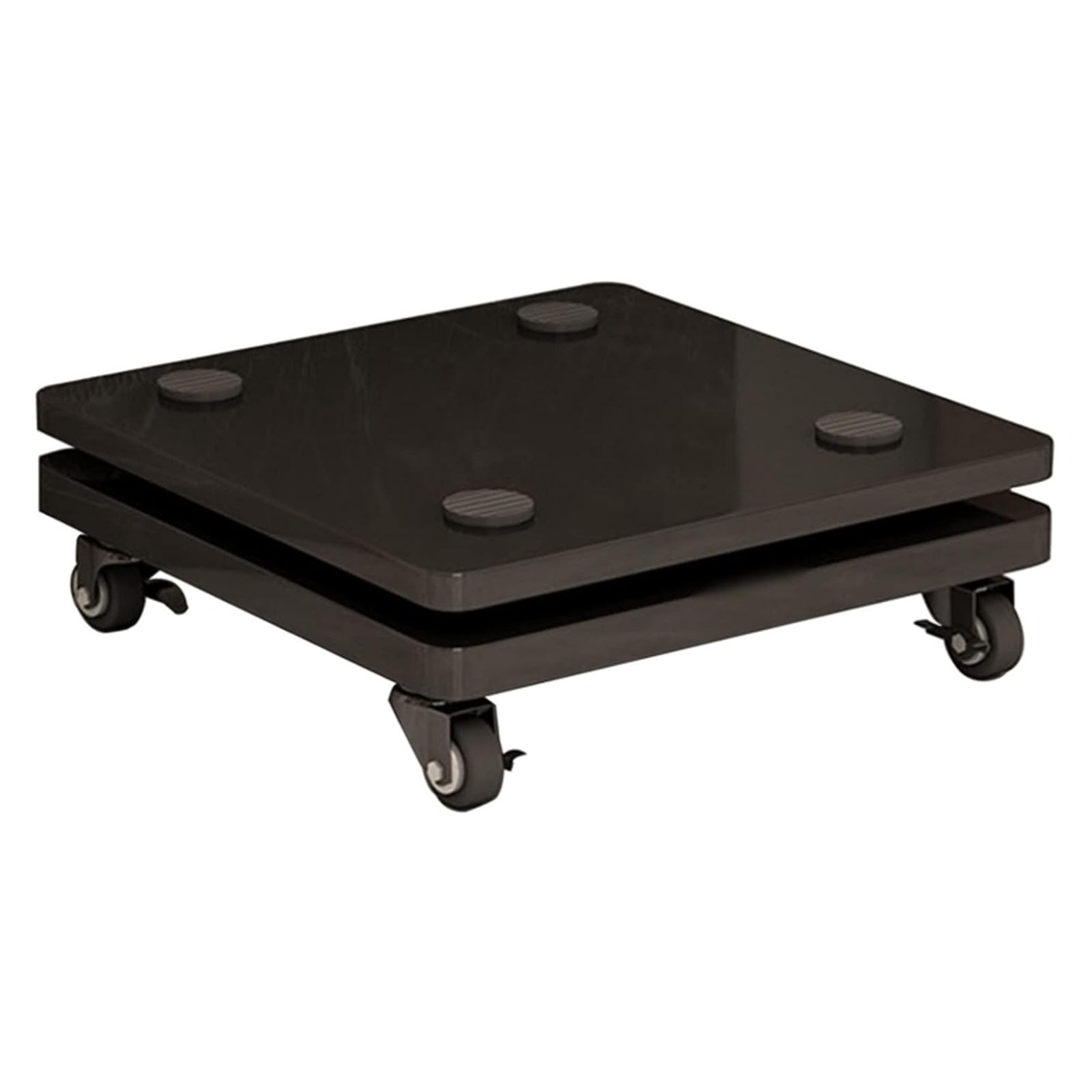 Subwoofer Lautsprecherständer, Lautsprecherisolationsständer, Subwoofer Audioisolationsplattform mit Rädern für Standardlautsprecher,A,30 * 35 * 8CM