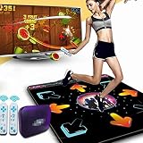 YXZN Tapis De Danse Simple Tapis De Jeu sans Fil Tapis De Danse Somatosensoriel À Double Usage Antidérapant sans Fil pour Adultes Et Enfants
