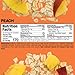 Bobo's Oat Bars, Peach, 3 oz Bar (12 Pack), Gluten Free Whole Grain Snack and Breakfast Bar