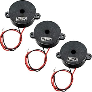 mxuteuk 3pcs DC 3-24V Wired Electronic Buzzer Alarm Sounder Speaker Beep Tone Continous Sound HF-4216-I