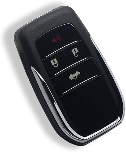 SEGADEN Carcasa modificada para llave abatible compatible con Toyota Scion Subaru Pontiac 4 botones de entrada remota sin llave Fob 3+1 BTN SS436ND