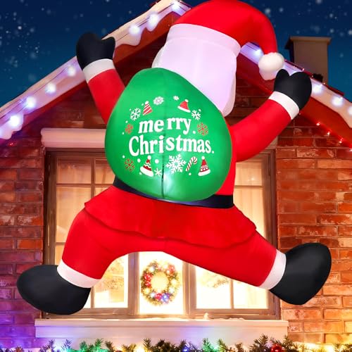 KOOY Climbing Santa: Your Yard's Christmas Star