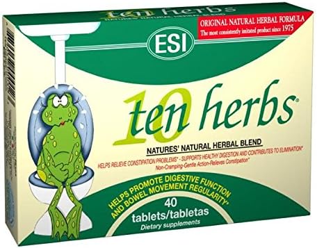 ESI Ten Herbs-Keep Regular Everyday-3 Pack 120ct Buy Direct from America's ONLY Importer