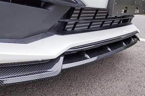 Spoiler avant Honda Civic berline 2019-2021 : lèvre de pare-chocs et rajout esthétique noir