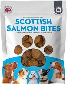 Scottish Salmon Bites Dog Treats 48 oz.